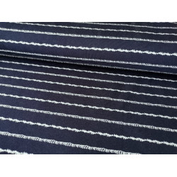 Jersey - Scribble dunkelblau